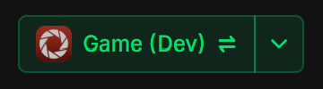 Game launcher turns green